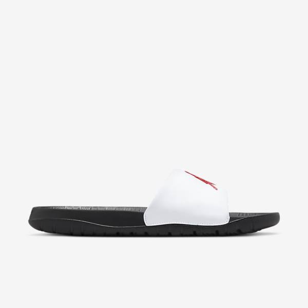 Nike Jordan Break Men's Slides Black / White / Red | NK056DHU