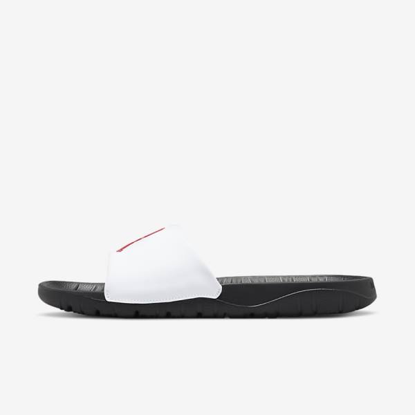 Nike Jordan Break Men\'s Slides Black / White / Red | NK056DHU