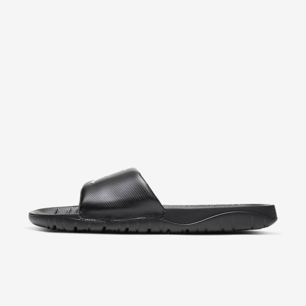 Nike Jordan Break Men's Slides Black / White | NK548KYF