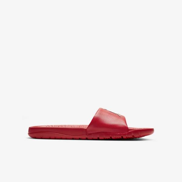 Nike Jordan Break Men's Slides Red / Metal Silver | NK251OUC