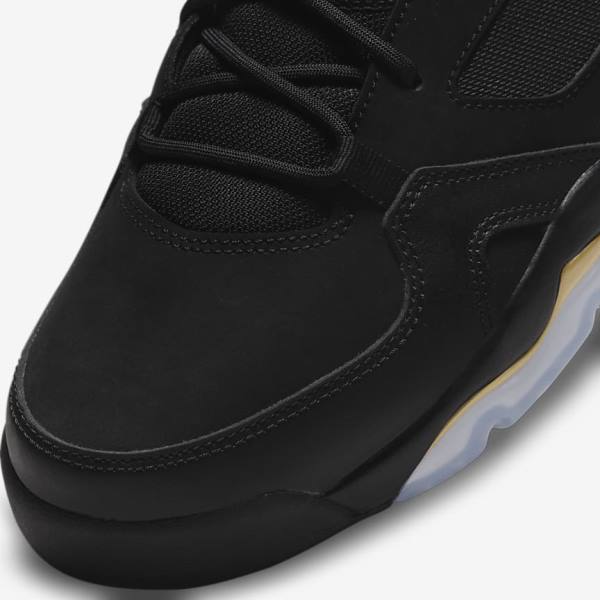 Nike Jordan Flight Club 91 Men's Sneakers Black / Metal Gold | NK145YSL