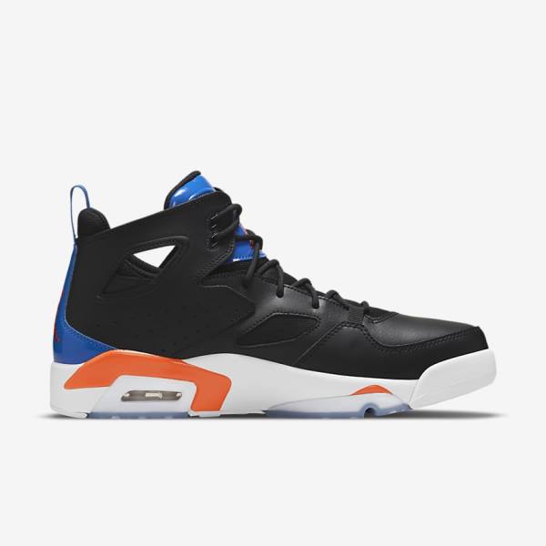 Nike Jordan Flight Club 91 Men's Sneakers Black / Royal / White / Orange | NK548BMR