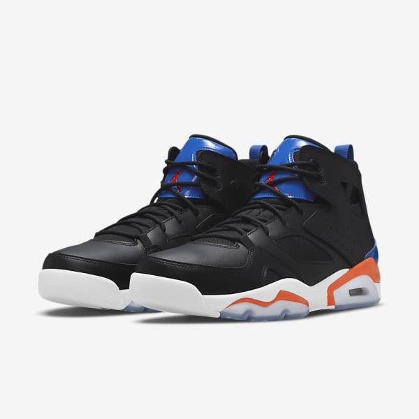 Nike Jordan Flight Club 91 Men's Sneakers Black / Royal / White / Orange | NK548BMR