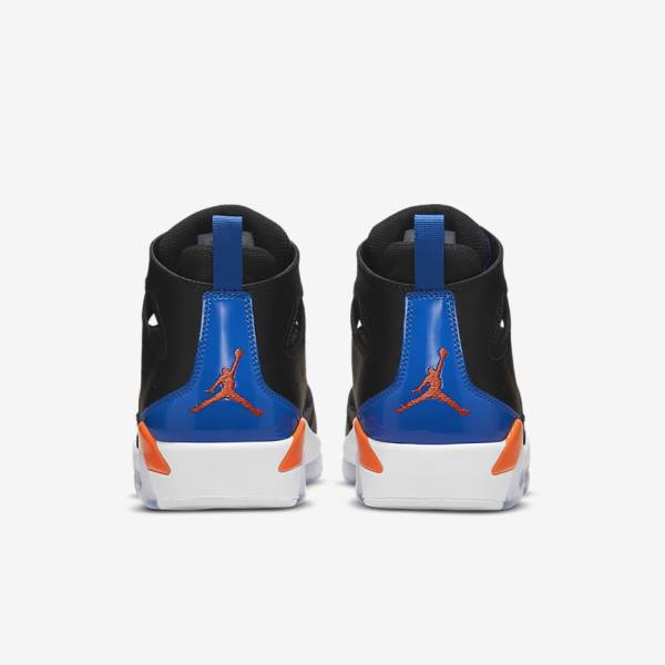 Nike Jordan Flight Club 91 Men's Sneakers Black / Royal / White / Orange | NK548BMR