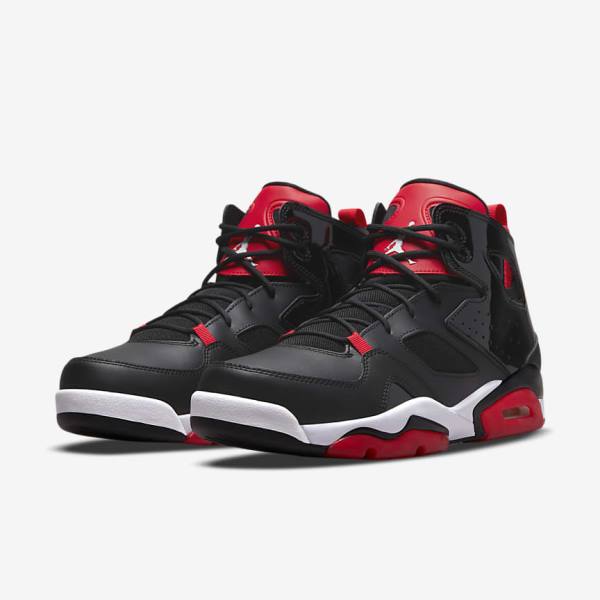 Nike Jordan Flight Club 91 Men's Sneakers Black / Red / White | NK796STZ