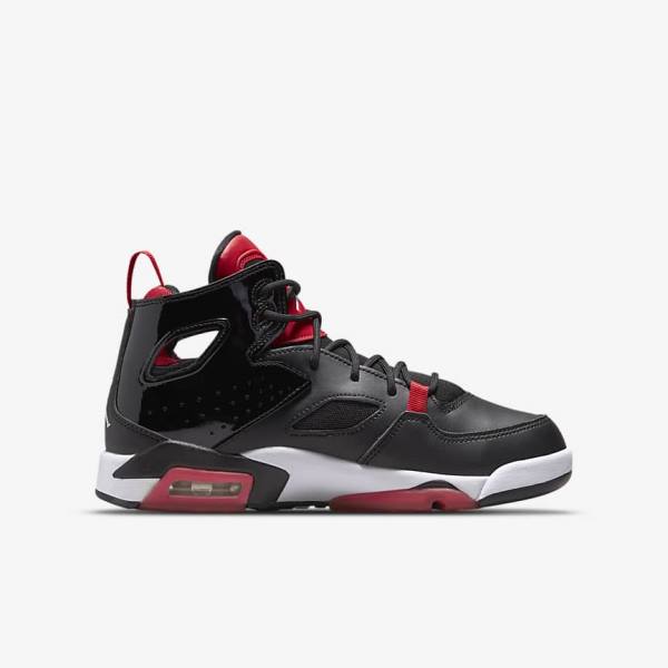 Nike Jordan Flight Club 91 Older Kids' Sneakers Black / Red / White | NK918JQV