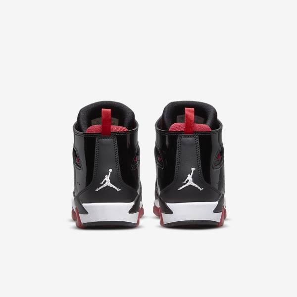 Nike Jordan Flight Club 91 Older Kids' Sneakers Black / Red / White | NK918JQV