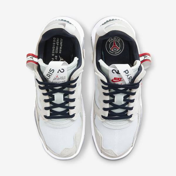 Nike Jordan MA2 Paris Saint-Germain Women's Jordan Shoes White / Red / Black / Navy | NK526OFP