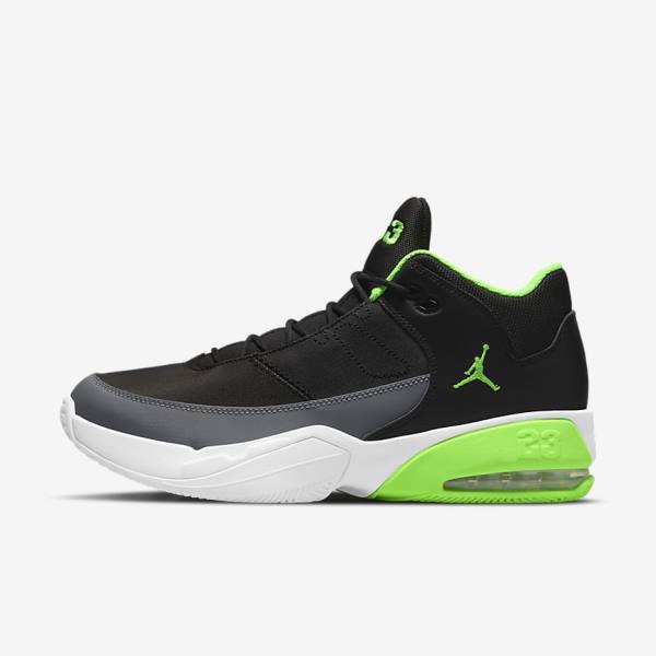 Nike Jordan Max Aura 3 Men\'s Sneakers Black / Grey / White / Green | NK106DTH