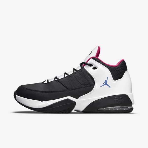 Nike Jordan Max Aura 3 Men\'s Sneakers Black / White / Pink / Blue | NK421KIR