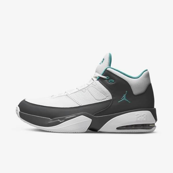 Nike Jordan Max Aura 3 Men\'s Sneakers White / Grey / Turquoise | NK847PBF