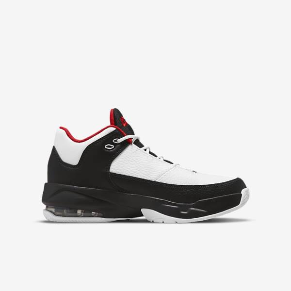 Nike Jordan Max Aura 3 Older Kids' Sneakers White / Black / Red | NK305XRS