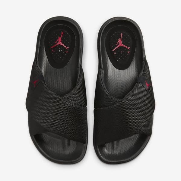 Nike Jordan Sophia Women's Slides Black / Red | NK097JYF