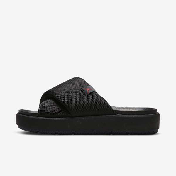 Nike Jordan Sophia Women\'s Slides Black / Red | NK097JYF