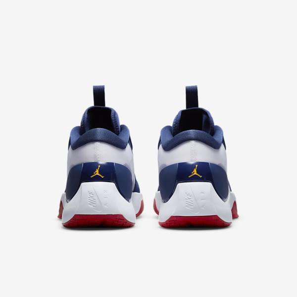 Nike Jordan Zoom Separate Men's Basketball Shoes Navy / White / Red / Gold | NK762CQN