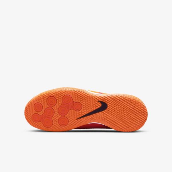 Nike Jr. Phantom GT2 Academy IC Older Indoor Court Kids' Football Shoes Orange / Light Red / Black | NK491CZU