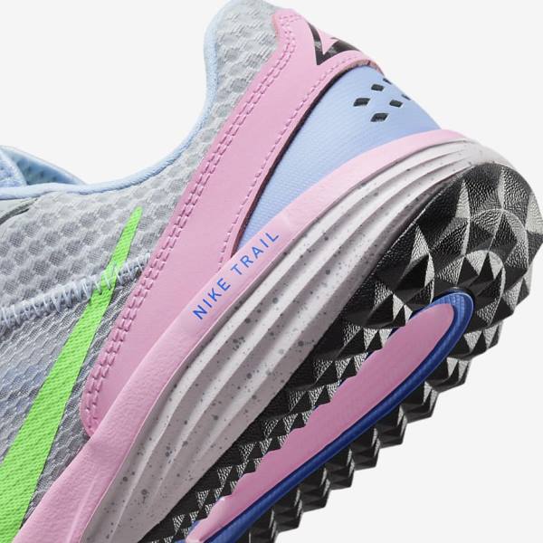 Nike Juniper Trail Trail Women's Running Shoes Grey / Light Blue / Pink / Green | NK729LSW