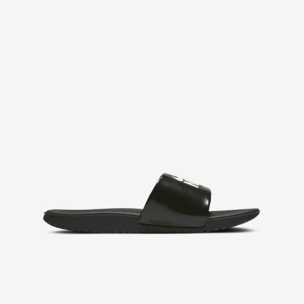 Nike Kawa Older Kids' Slides Black / White | NK320MAZ