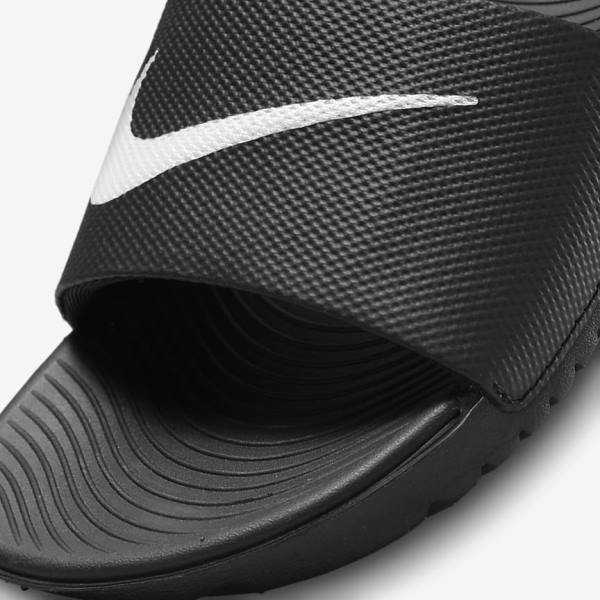 Nike Kawa Older Kids' Slides Black / White | NK912OQG