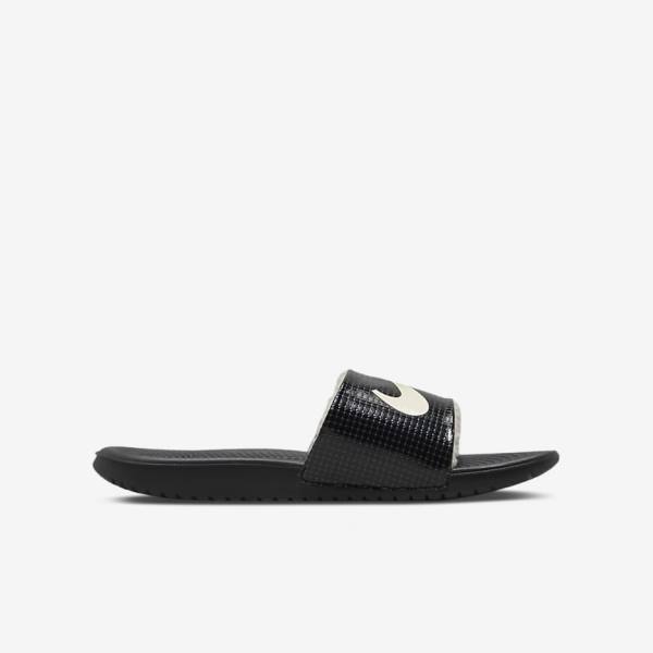 Nike Kawa SE Older Kids' Slides Black | NK390ZYT