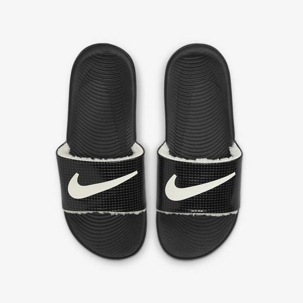 Nike Kawa SE Older Kids' Slides Black | NK390ZYT