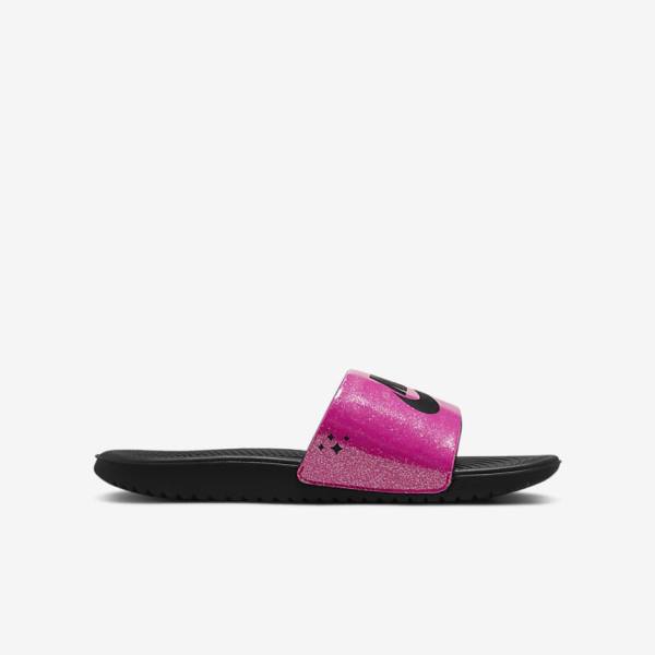 Nike Kawa SE Older Kids' Slides Black | NK398VTJ