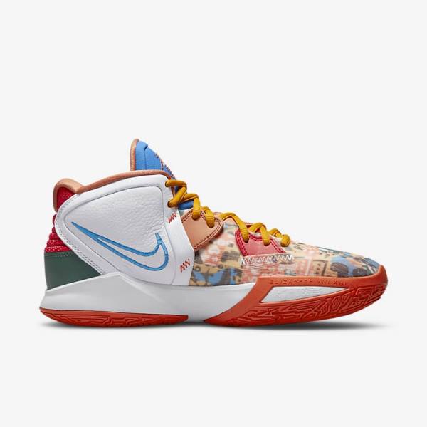 Nike Kyrie Infinity Men's Basketball Shoes White / Red / Gold / Light Blue | NK140CLS