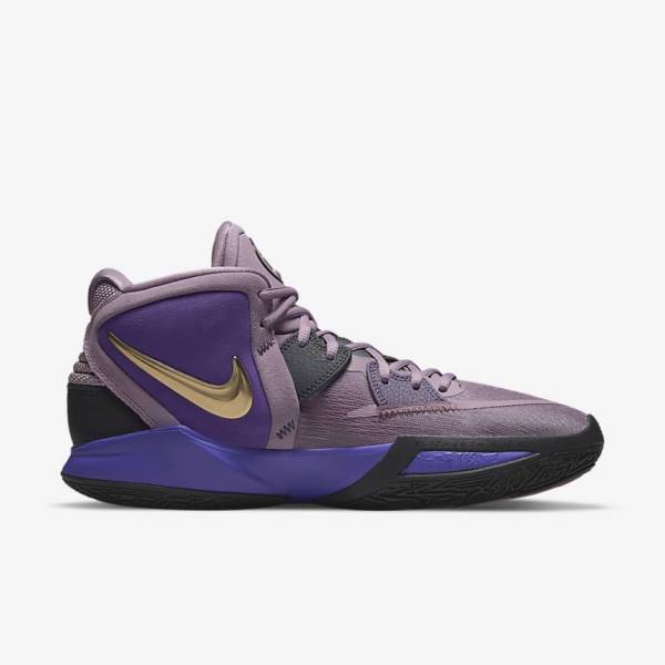 Nike Kyrie Infinity Men's Basketball Shoes Purple / Metal Gold | NK639YER