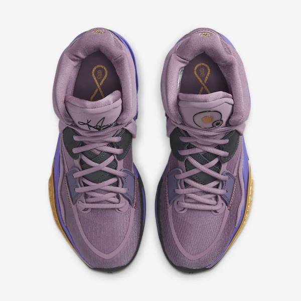 Nike Kyrie Infinity Men's Basketball Shoes Purple / Metal Gold | NK639YER