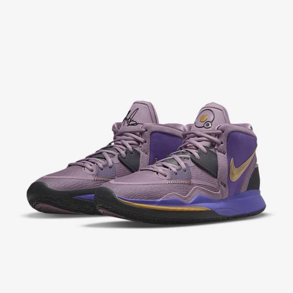 Nike Kyrie Infinity Men's Basketball Shoes Purple / Metal Gold | NK639YER