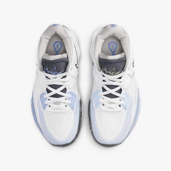 Nike Kyrie Infinity Older Kids' Basketball Shoes White / Light Blue / Grey | NK781GYW