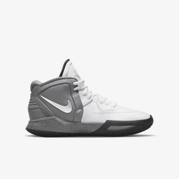 Nike Kyrie Infinity SE Older Kids' Basketball Shoes White / Grey / Black | NK046HLC