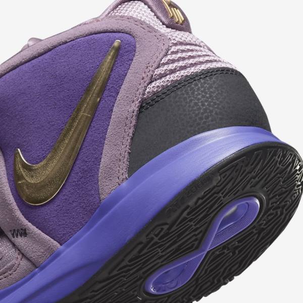 Nike Kyrie Infinity Women's Basketball Shoes Purple / Metal Gold | NK964JPA