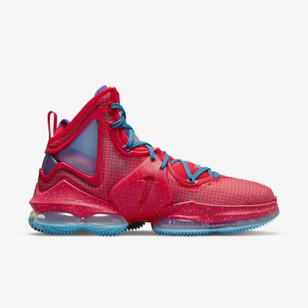 Nike LeBron 19 Men's Basketball Shoes Red / Blue / Purple / Red | NK152CTX