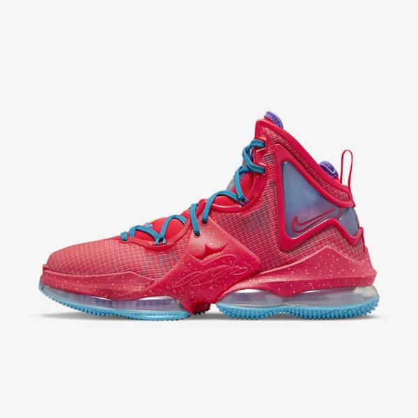 Nike LeBron 19 Men\'s Basketball Shoes Red / Blue / Purple / Red | NK152CTX