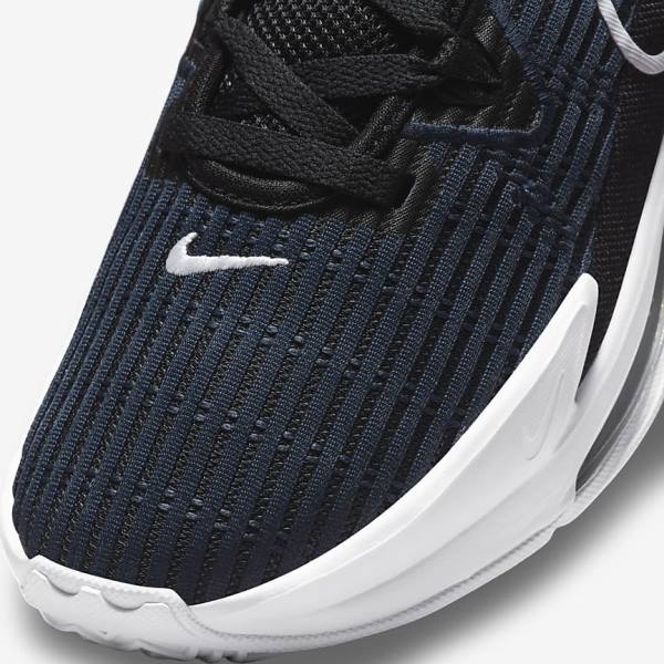 Nike LeBron Witness 6 Women's Basketball Shoes Black / Dark Obsidian / White | NK328JIP