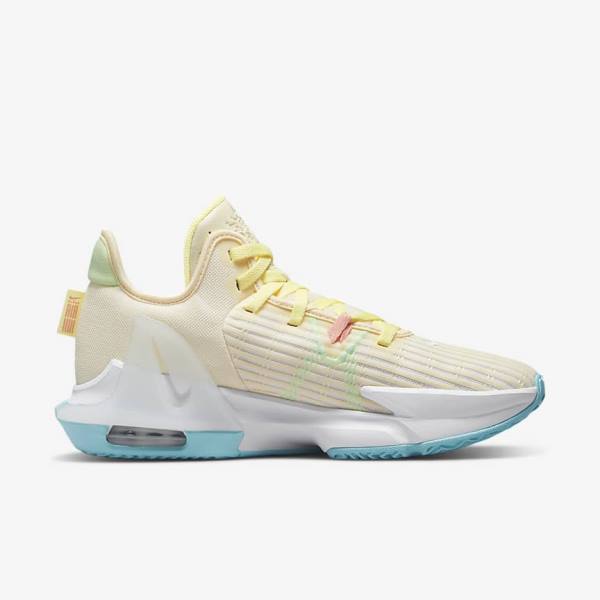 Nike LeBron Witness 6 Women's Basketball Shoes Green / Blue | NK576XLJ