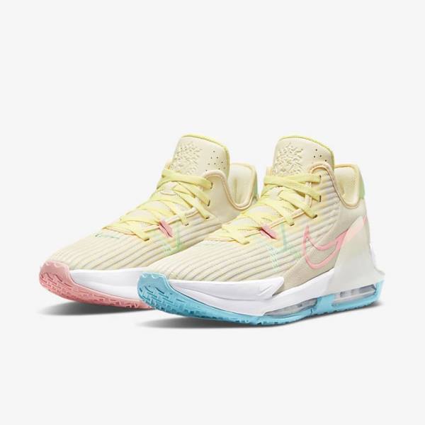 Nike LeBron Witness 6 Women's Basketball Shoes Green / Blue | NK576XLJ