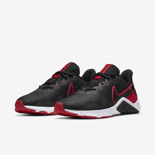 Nike Legend Essential 2 Men's Training Shoes Black / Red / White | NK674YEP