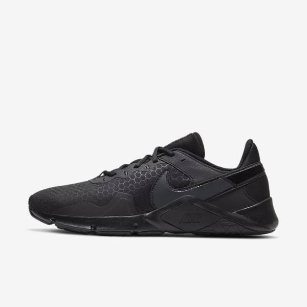 Nike Legend Essential 2 Men\'s Training Shoes Black / Dark Grey | NK978TWZ