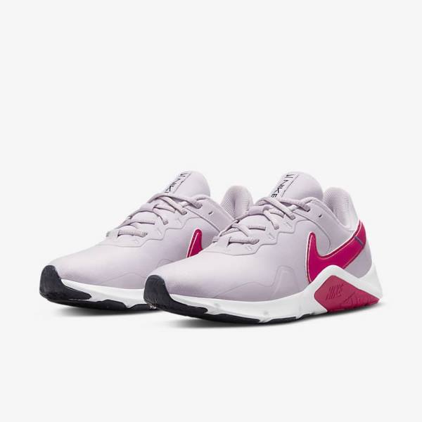 Nike Legend Essential 2 Women's Training Shoes White / Blue / Pink | NK635TSY