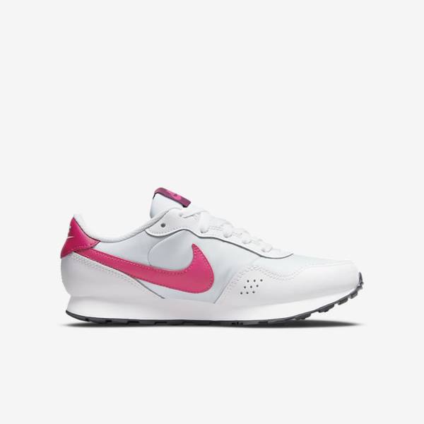 Nike MD Valiant Older Kids' Sneakers Platinum / Dark Grey / Pink | NK146LIR