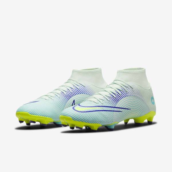 Nike Mercurial Dream Speed Superfly 8 Academy MG Multi-Grounds Men's Football Shoes Green / Purple / Green | NK071YFN