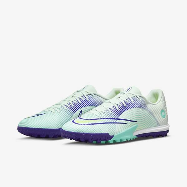 Nike Mercurial Dream Speed Vapor 14 Academy TF Turf Men's Football Shoes Green / Purple / Green | NK906ETG