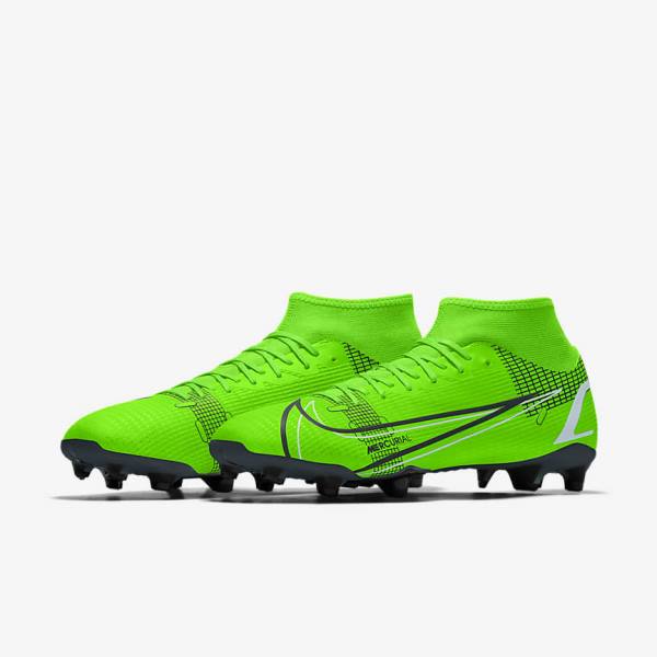 Nike Mercurial Superfly 8 Academy By You Custom Women's Football Shoes Multicolor | NK215ESI