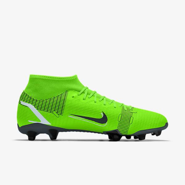 Nike Mercurial Superfly 8 Academy By You Custom Women's Football Shoes Multicolor | NK215ESI