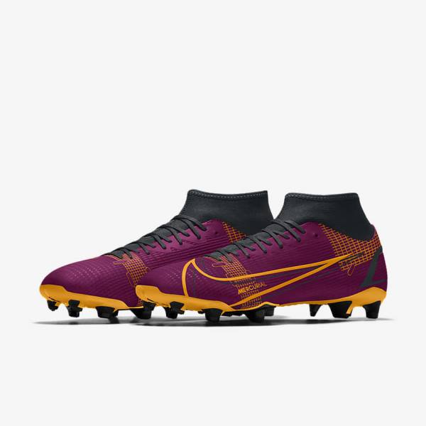 Nike Mercurial Superfly 8 Academy By You Custom Women's Football Shoes Multicolor | NK395SVX