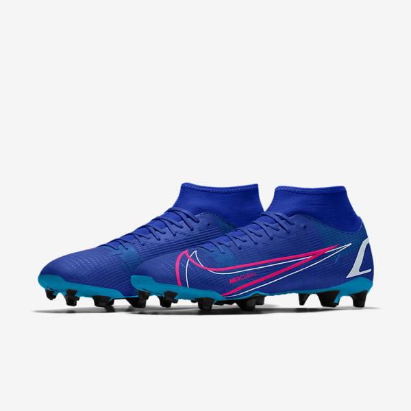 Nike Mercurial Superfly 8 Academy By You Custom Women's Football Shoes Multicolor | NK571IBV