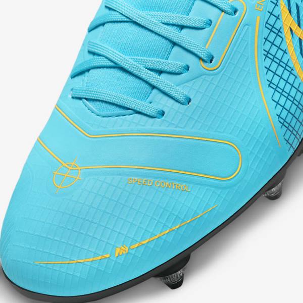 Nike Mercurial Superfly 8 Academy SG-PRO Anti-Clog Traction Soft-Grounds Women's Football Shoes Blue / Orange | NK752VOK