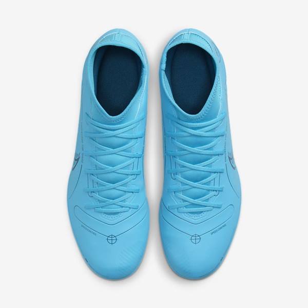 Nike Mercurial Superfly 8 Club MG Multi-Grounds Women's Football Shoes Blue / Orange | NK128FVY